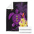 Hawaii Turtle Premium Blanket Hawaiian Flowers Version Purple Elegant LT13 - Polynesian Pride