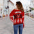 Tonga Off Shoulder Sweater - Tongan Pattern LT13 - Polynesian Pride