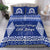 Old Boys of Tupou College Bedding Set 155th Anniversary LT13 Blue - Polynesian Pride