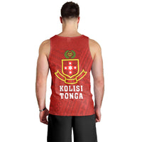 (Custom Personalised) Lion Kolisi Tonga Men Tank Top Atele LT13 - Polynesian Pride