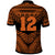 (D.MiGi) North Efate United FC Polo Shirt Tribal Pattern Cool Style Orange LT4 - Polynesian Pride