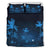 Hawaiian Palm Tree Moon Night Polynesian Bedding Set Black - Polynesian Pride