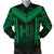 Hawaiian Kanaka Polynesian Men's Bomber Jacket Active Green Green - Polynesian Pride