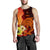 Papua New Guinea Custom Personalised Men Tank Top - Tribal Tuna Fish - Polynesian Pride