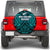 New Zealand Silver Fern Rugby Spare Tire Cover All Black Turquoise NZ Maori Pattern LT13 - Polynesian Pride