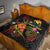 Papua New Guinea Polynesian Personalised Premium Quilt - Legend of Papua New Guinea (Reggae) - Polynesian Pride