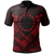 Cook Islands Polynesian Polo Shirt Kuki Airani Red Seal Camisole Hibiscus Style Unisex Red - Polynesian Pride