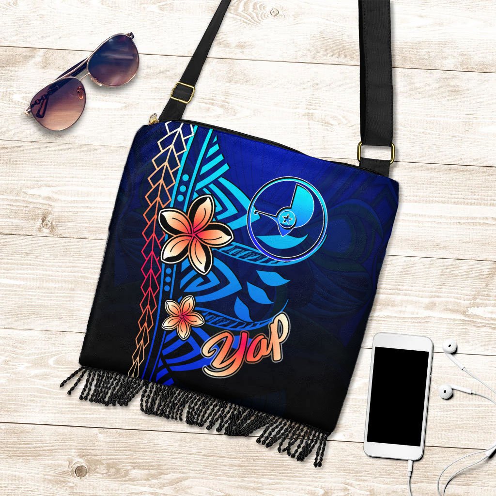 Yap Boho Bag - Vintage Tribal Mountain One Style One Size Blue - Polynesian Pride