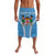 Custom Fiji Lavalava Impressive Polynesian LT13 Blue - Polynesian Pride