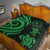 Chuuk Micronesian Premium Quilt - Green Tentacle Turtle - Polynesian Pride