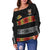 (Custom Personalised) The Hunters PNG Off Shoulder Sweater Papua New Guinea Hunters Rugby LT13 - Polynesian Pride