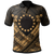 Cook Islands Polynesian Polo Shirt Kuki Airani Gold Seal Camisole Hibiscus Style Unisex Gold - Polynesian Pride