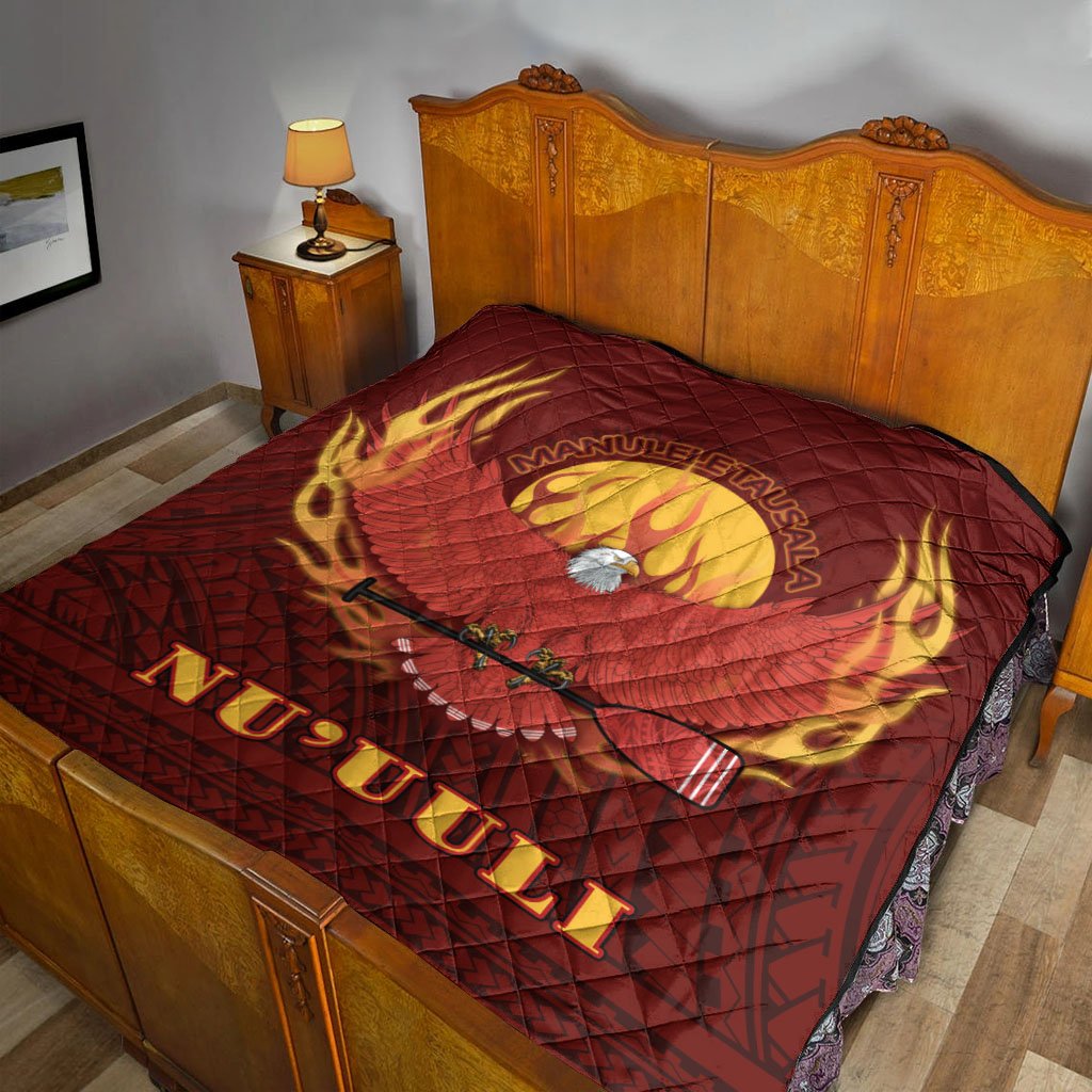 American Samoa Premium Quilt - Manulele Tausala Nuuuli - Polynesian Pride