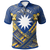 Nauru Polynesian Polo Shirt Nauru Flag Camisole Hibiscus Style Unisex Reggae - Polynesian Pride