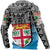 Fiji Tapa Hoodie Fiji Flag Coat of Arms Special - Polynesian Pride