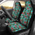 Pineapple And Hibiscus Car Seat Covers - Polynesian Pride