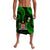 Fiji Lavalava Coat Of Arms Polynesian Mix Green Coconut Pattern LT13 Green - Polynesian Pride