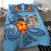(Custom Personalised) Fiji Bedding Set - Hibiscus With Tribal - LT12 - Polynesian Pride