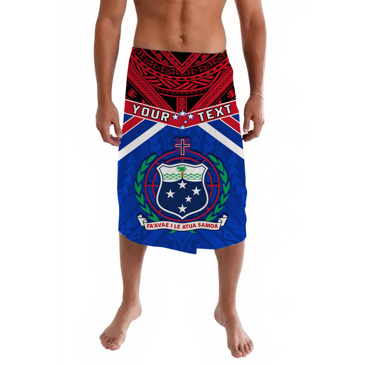 Custom Samoa Lavalava Forever LT13 Red - Polynesian Pride