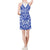 Polynesia Pattern Sleeveless V Neck Dress - Blue Style - Polynesian Pride