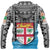 Fiji Tapa Hoodie Fiji Flag Coat of Arms Special - Polynesian Pride