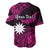 (Custom Personalised) Nauru Polynesian Hibiscus Naoero Pink Baseball Jersey LT14 - Polynesian Pride