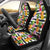 Pineapple And Hibiscus Pattern Car Seat Covers - Polynesian Pride