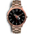 Haka Fern Maori Language Rose Gold Watch Rose Gold Metal Link - Polynesian Pride