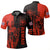 Polynesian Pride Shirt Hawaii King Polynesian Polo Shirt Lawla Style Red - Polynesian Pride