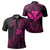 Polynesian Pride Shirt Hawaii King Polynesian Polo Shirt Durk Style Pink - Polynesian Pride