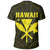 Polynesian Pride Tee Hawaii King Coat Of Arms Kanaka Map Polynesian T Shirt Yellow - Polynesian Pride