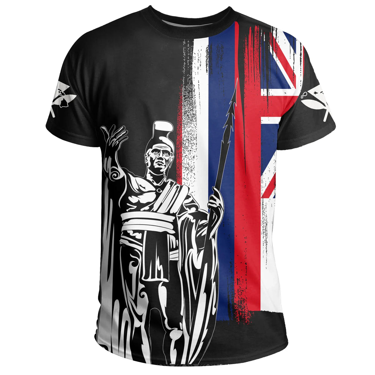 Polynesian Pride Tee Hawaii King Flag T shirt - Polynesian Pride