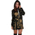 Polynesian Pride Dress - Hawaii King Kanaka Maoli Golden Women's Hoodie Dress - Polynesian Pride