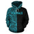 Polynesian Pride Hoodie Polynesian Madame Pele Kanaka Hawaii Hoodie The Half Blue - Polynesian Pride