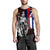 Polynesian Pride Clothing - Hawaii King Flag Polynesian Men's Tank Top - Red - Polynesian Pride