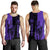 Polynesian Pride Clothing - Hawaii King Polynesian Men's Tank Top - Lawla Style Purple - Polynesian Pride