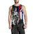 Polynesian Pride Clothing - Hawaii King Flag Polynesian Men's Tank Top - Gray - Polynesian Pride