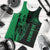 Polynesian Pride Clothing - Hawaii King Polynesian Men's Tank Top - Lawla Style Green - Polynesian Pride