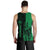 Polynesian Pride Clothing - Hawaii King Polynesian Men's Tank Top - Lawla Style Green - Polynesian Pride