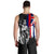 Polynesian Pride Clothing - Hawaii King Flag Polynesian Men's Tank Top - Gray - Polynesian Pride