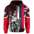 Polynesian Pride Clothing Zip Hoodie Hawaii King Flag Polynesian Red - Polynesian Pride