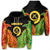 Polynesian Pride Hoodie Vanuatu Hoodie Vanuatu Rising Style Zip Hoodie - Polynesian Pride