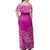 Polynesian Pride Dress - Paisley Hibiscus Off Shoulder Long Dress - Polynesian Pride