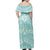 Polynesian Pride Dress - Polynesian Little Plumeria Off Shoulder Long Dress - Polynesian Pride