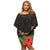 Polynesian Pride Dress - Tonga Polynesian Hibiscus Off Shoulder Short Dress - Polynesian Pride