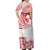 Polynesian Pride Dress - Tonga Polynesian White Off Shoulder Long Dress - Polynesian Pride