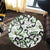 Polynesian Pride Home Set - New Zealand Sliver Fern Round Carpet - Polynesian Pride