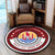 Polynesian Pride Home Set - French Polynesia Tahiti Round Carpet Round Carpet Red - Polynesian Pride