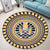 Polynesian Pride Home Set - French Polynesian Yellow Round Carpet - Polynesian Pride