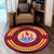 Polynesian Pride Home Set - French Polynesian Rope Round Carpet Round Carpet Red - Polynesian Pride